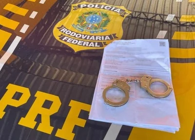 PRF cumpre mandado de prisão por pensão alimentícia