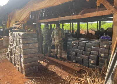 Quase 3 toneladas de maconha apreendidas no Paraná