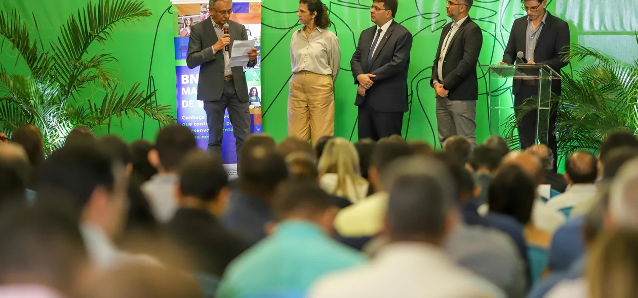 Rafael Fonteles em evento do BNDES