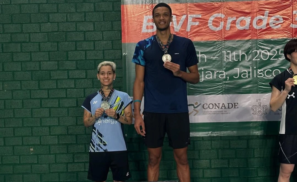 Sania Lima e Davi Silva são vice-campeões do Internacional de Badminton no México