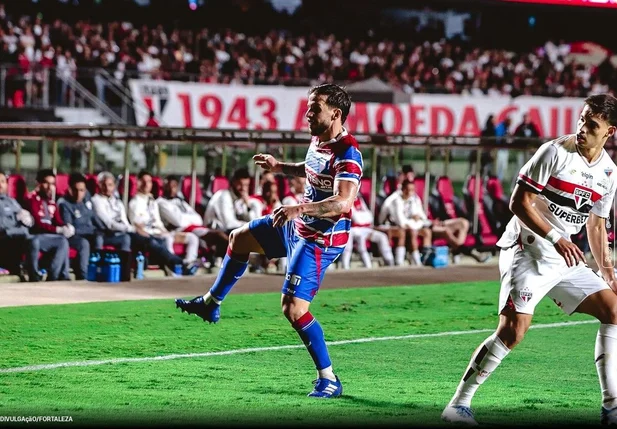 São Paulo ficando empate com o Fortaleza