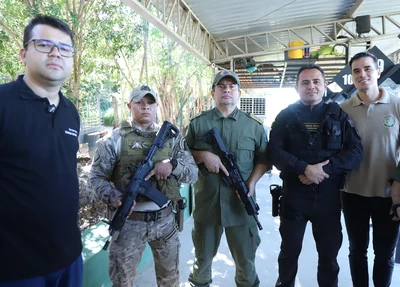 Secretário Chico Lucas e equipe das forças de Segurança do Piauí