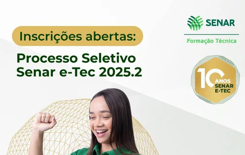 Senar Piauí abre inscrições para cursos técnicos gratuitos em Agropecuária e Zootecnia