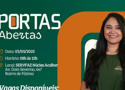Servfaz promove o Porta Aberta e abre vagas de emprego em Teresina