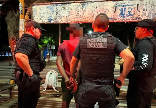 Suspeito de homicídio é preso pela Polícia Civil