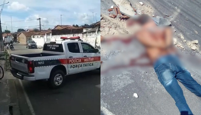 Suspeito foi espancado até a morte por populares