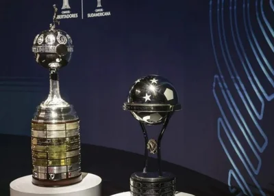 Taças da Libertadores e da Sul-Americana