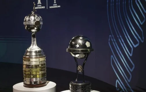 Taças da Libertadores e da Sul-Americana