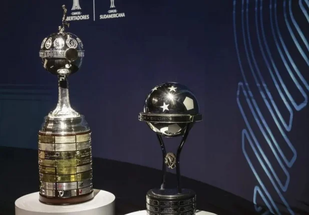 Taças da Libertadores e da Sul-Americana