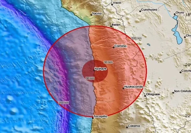 Terremoto de magnitude 5.7 atinge o Chile