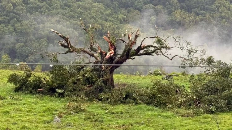 Tornado atingiu o Rio Grande do Sul