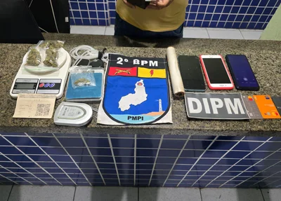 Trio foi preso em Parnaíba com porções de "supermaconha"