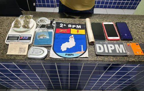Trio foi preso em Parnaíba com porções de "supermaconha"