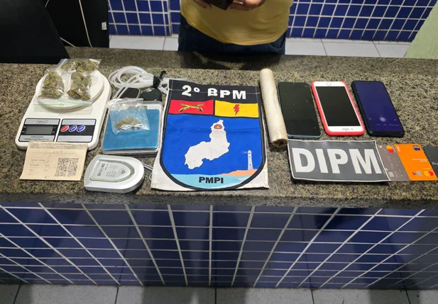 Trio foi preso em Parnaíba com porções de "supermaconha"