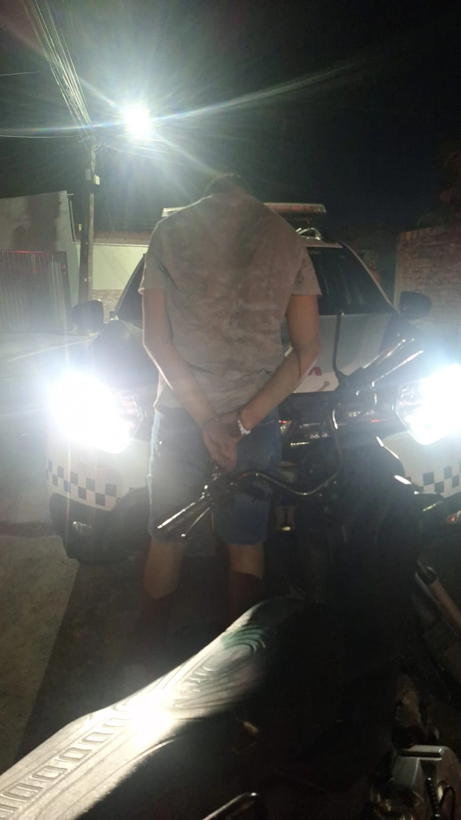 Um dos criminosos presos