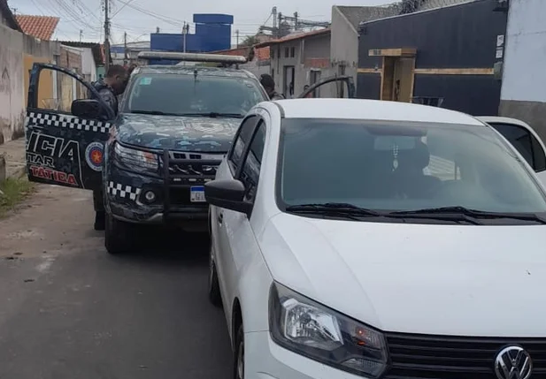 Veículo recuperado pela PM