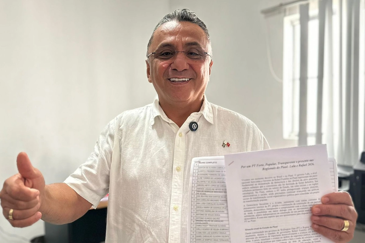 Vereador Dudu registra sua candidatura à presidência do PT no Piauí