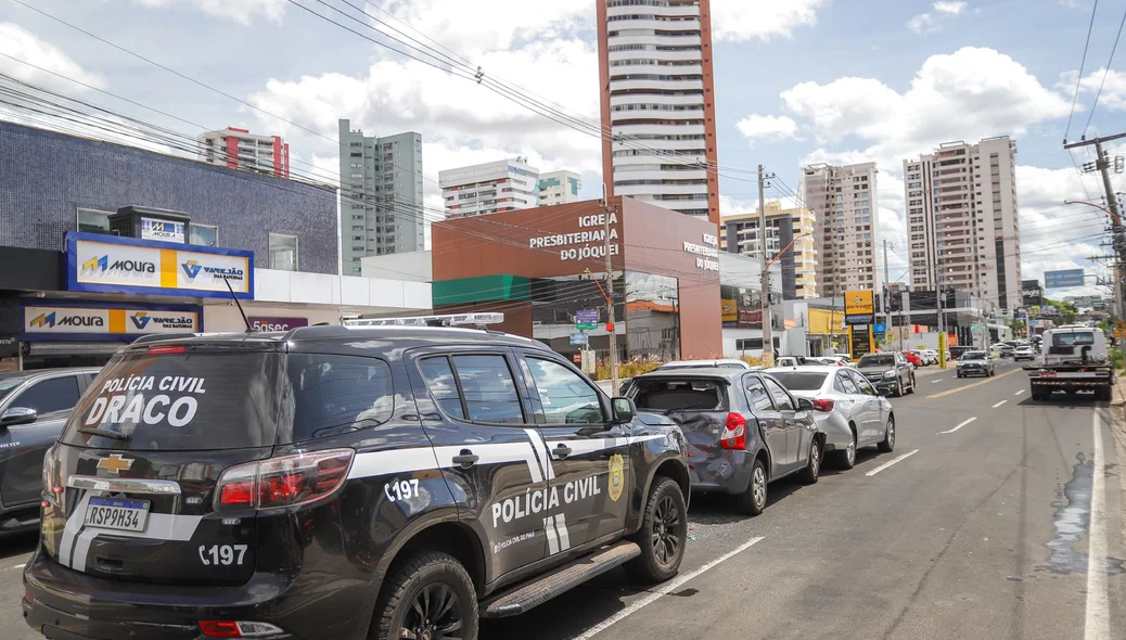 Viatura do Draco se envolve em acidente na Avenida Homero Castelo Branco