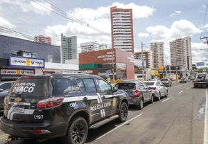 Viatura do Draco se envolve em acidente na Avenida Homero Castelo Branco