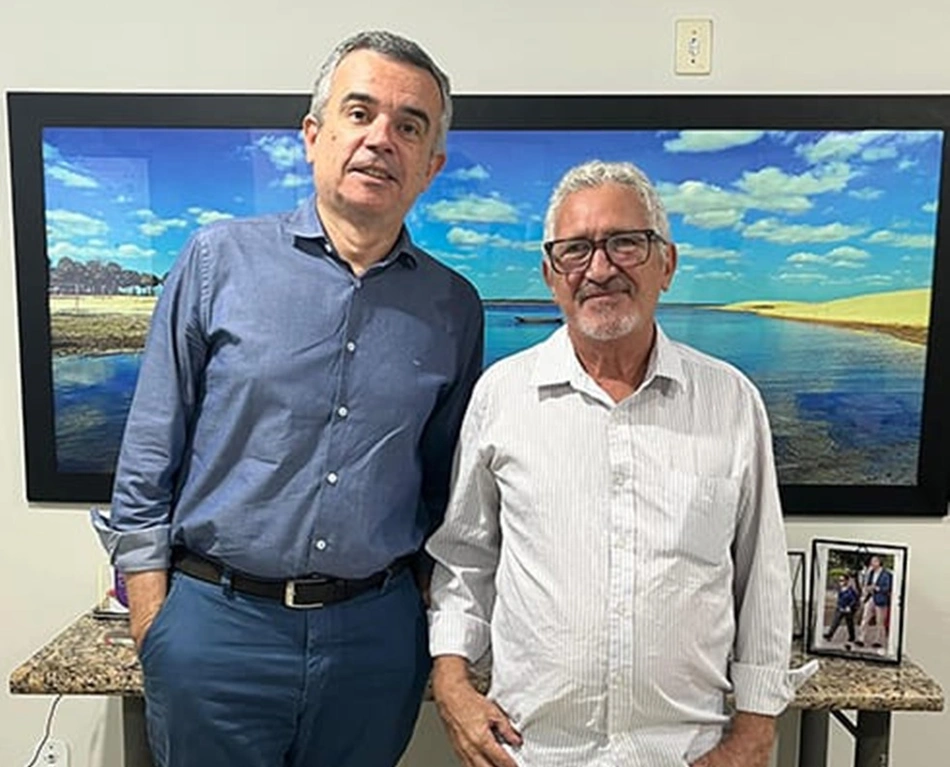 Washington Bonfim e Mário Rogério, presidentes estaduais do PSB e do Cidadania, respectivamente