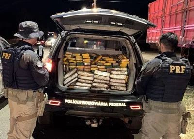 210kg de cocaína e 20kg de Skunk apreendidos pela PRF em Picos