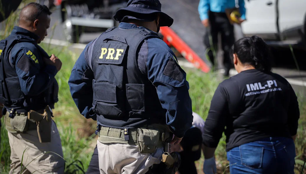 A PRF foi acionada para controlar o trânsito