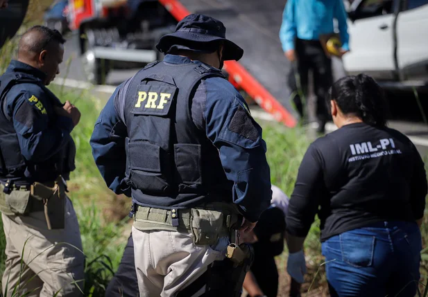 A PRF foi acionada para controlar o trânsito