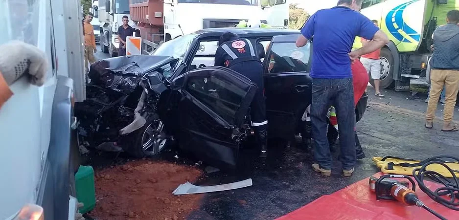 Acidente na BR-135 em Minas Gerais