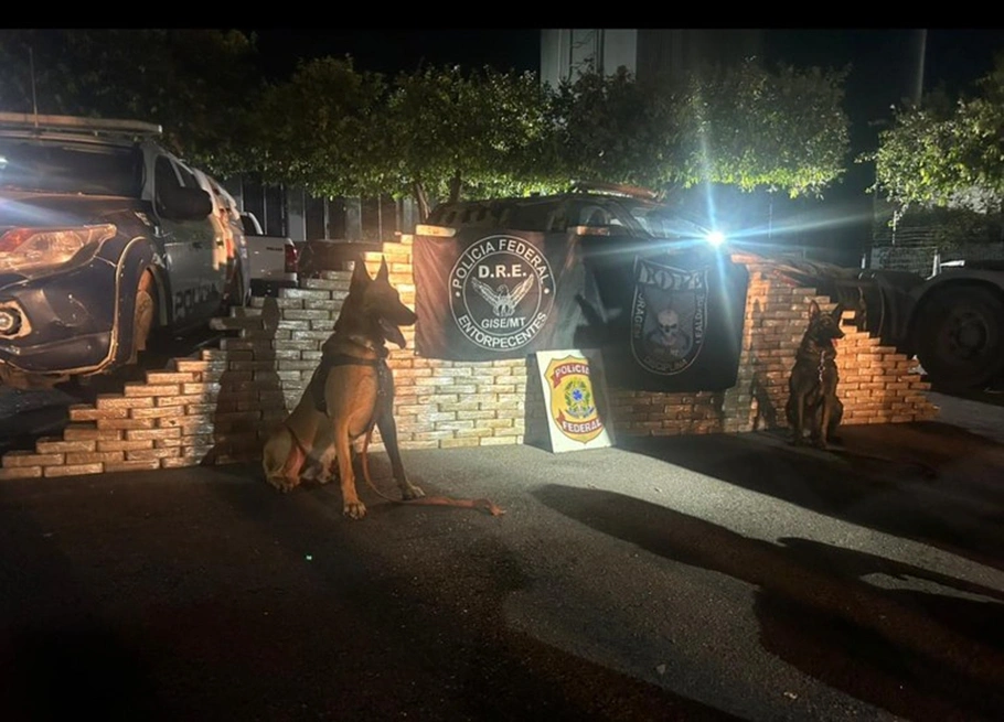 Apreensão de 450kg de maconha