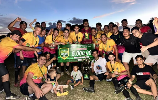 Arena Coliseu conquista o título de campeã da Taça São João de Futebol Amador