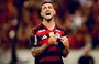 Arrascaeta comemora o gol do flamengo