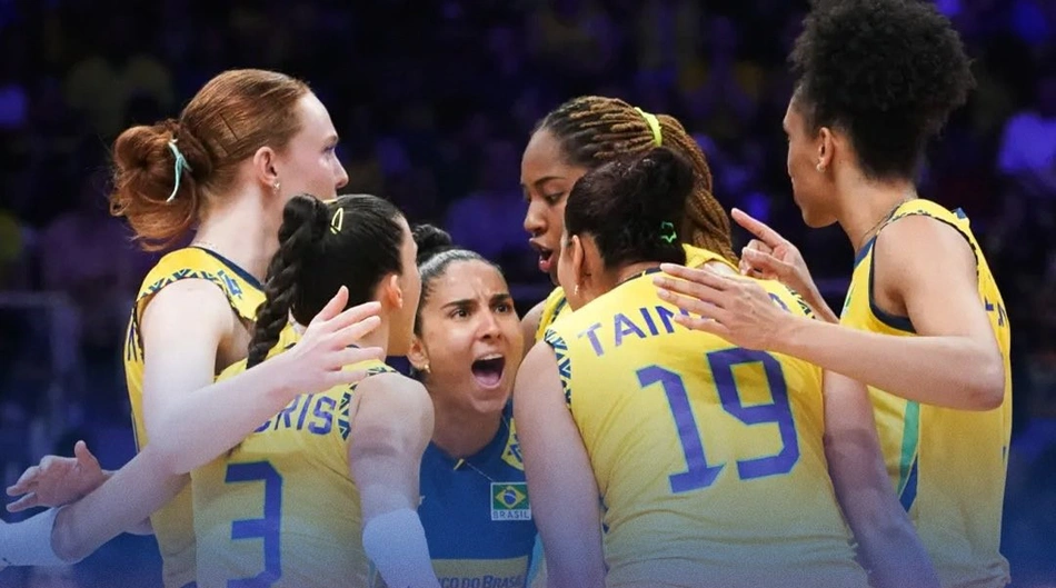 Brasil vence Alemanha e segue invicto na Liga das Nações de Vôlei