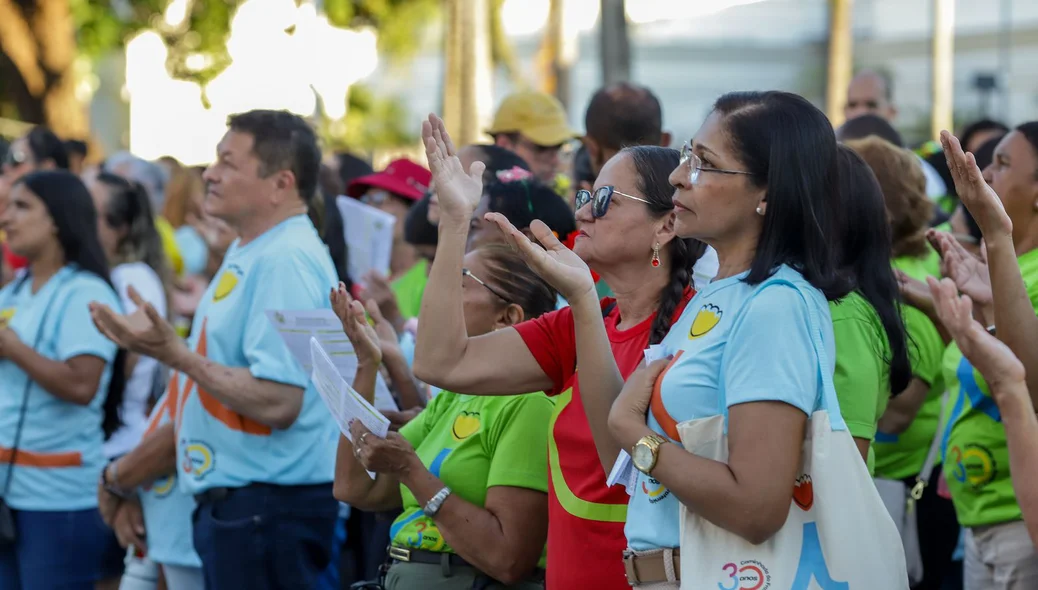 Caminhada da Fraternidade reúne multidão no Centro de Teresina