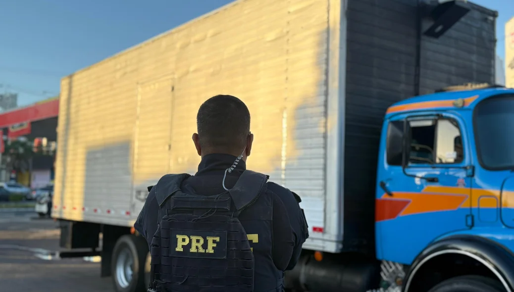Caminhão que transportava as drogas