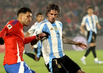 Chile e Argentina se enfrentaram pelas Eliminatórias