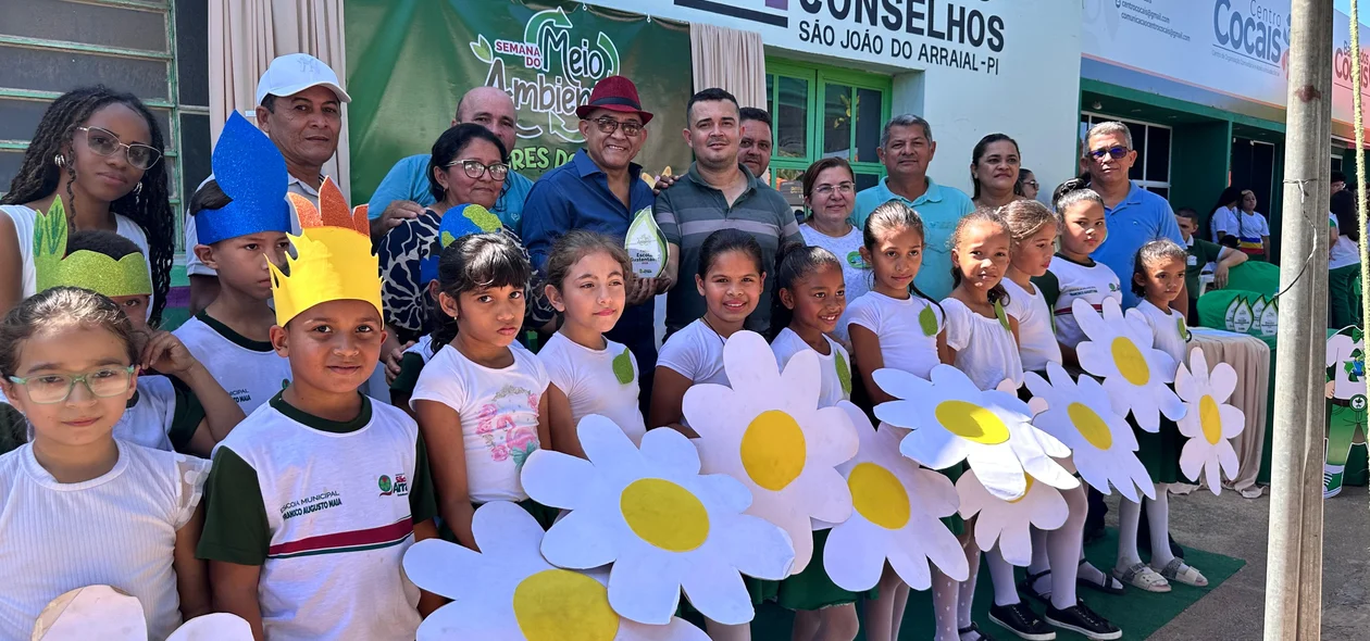 Crianças presentes no evento