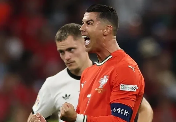 Cristiano Ronaldo comemora virada contra Alemanha pela Nations League