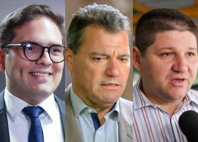 Daniel Carvalho (MDB), Joaquim do Arroz (PT) e Zé Filho (PSD)