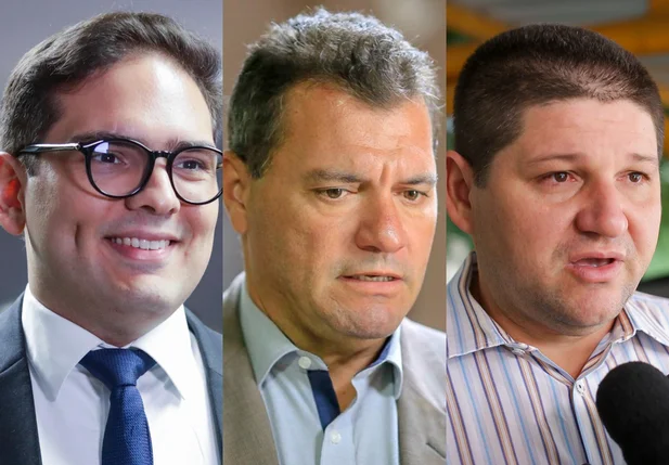 Daniel Carvalho (MDB), Joaquim do Arroz (PT) e Zé Filho (PSD)