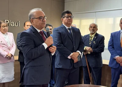 Desembargadores Aderson Nogueira e Antônio Lopes de Oliveira