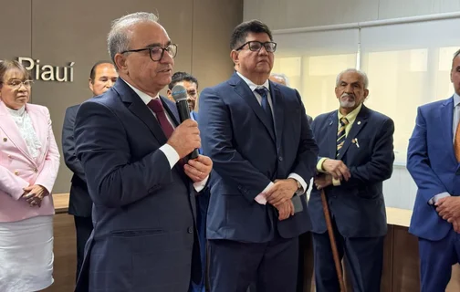 Desembargadores Aderson Nogueira e Antônio Lopes de Oliveira