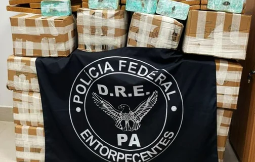 Droga apreendida pela Polícia Federal