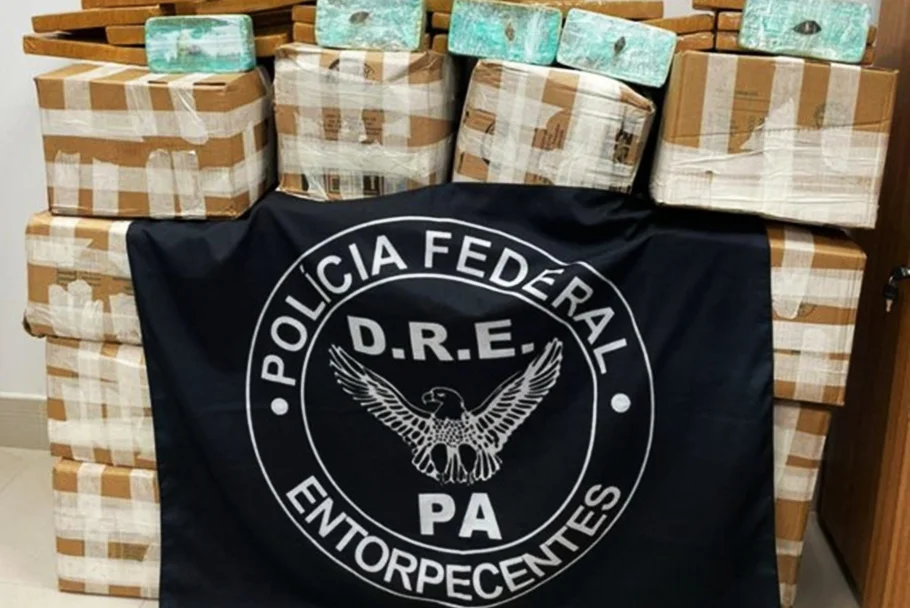 Droga apreendida pela Polícia Federal
