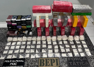 Droga apreendida pelo BEPI