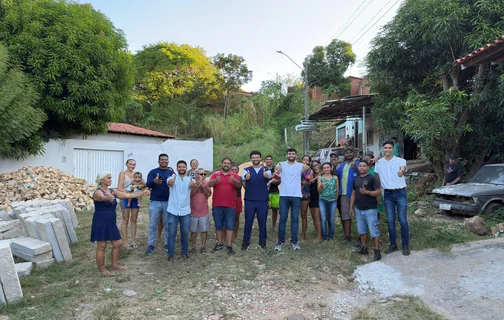 Eduardo Draga Alana conseguiu calçamento na Vila Concórdia