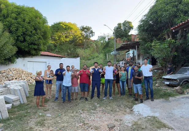 Eduardo Draga Alana conseguiu calçamento na Vila Concórdia