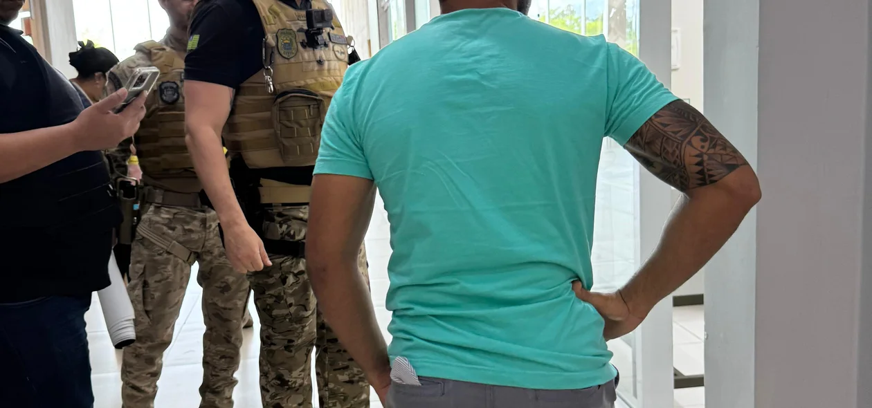 Empresário preso durante operação