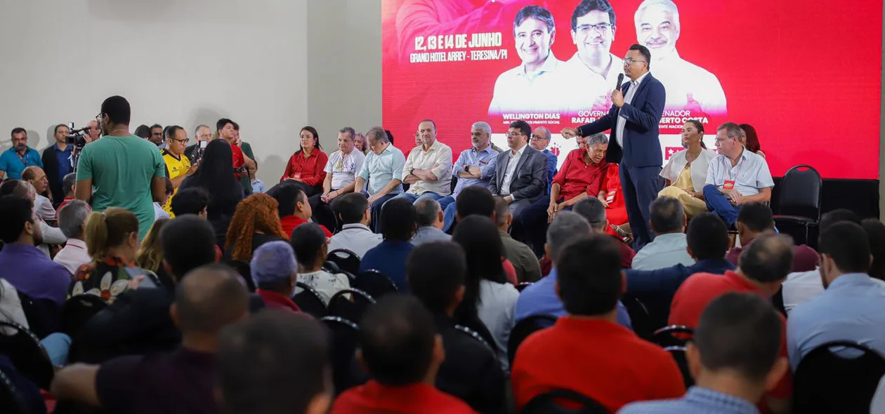 Encontro de militantes do Partido dos Trabalhadores