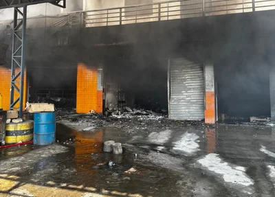 Equipes do Corpo de Bombeiros seguem atuando no combate às chamas