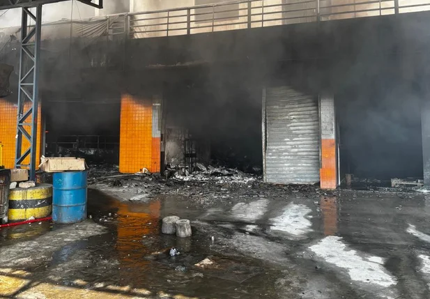 Equipes do Corpo de Bombeiros seguem atuando no combate às chamas